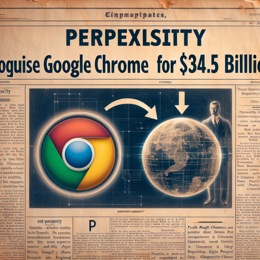"Coup de théâtre dans le web: Perplexity lance une offre de 34,5 milliards pour acquérir Google Chrome!"