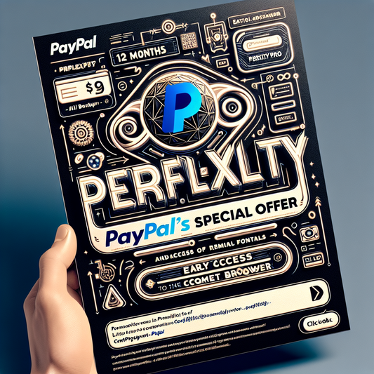 "Découvrez comment obtenir gratuitement un an de Perplexity Pro et un accès anticipé à Comet avec PayPal!"