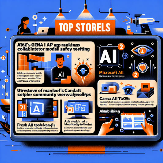 "AI aujourd'hui: Classement des applications A16z GenAI, sécurité des modèles par les géants de l'IA, présentations stylées avec Canva AI et Microsoft Copilot AI s'invite sur nos TV!"