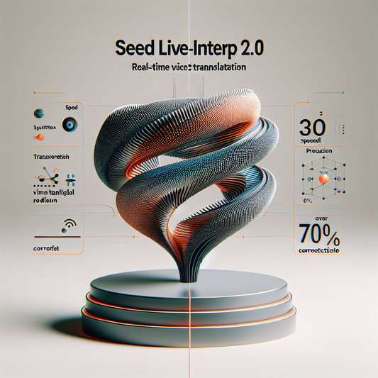 "Bytedance révolutionne la communication multilingue en temps réel avec Seed LiveInterp 2.0 : une traduction vocale 3 fois plus rapide !"