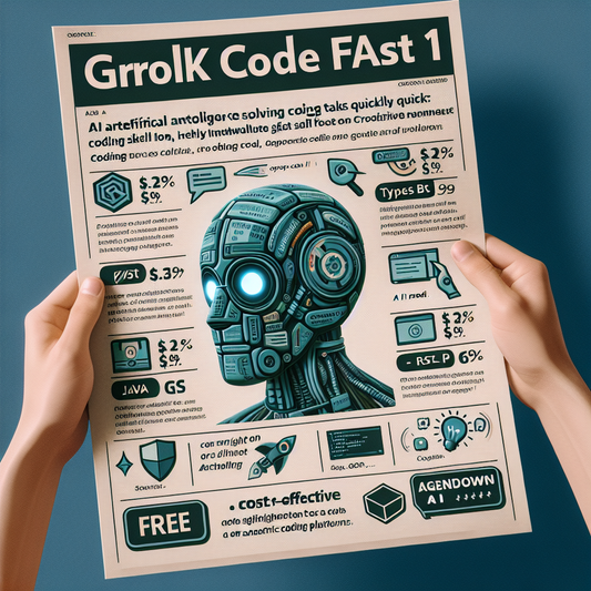 "Découvrez Grok Code Fast 1 par xAI : Un modèle de code ultra-rapide et économique, gratuit pour un temps limité !"