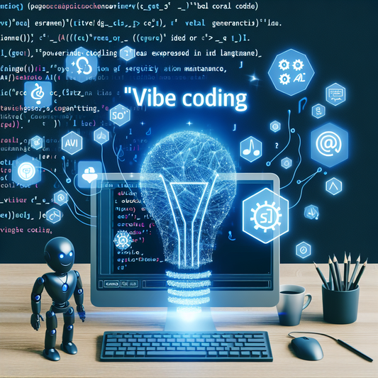 "IA Générative: Revolutionnez la Programmation avec le Vibrant 'Vibe Coding' !"