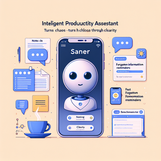 "Saner.AI, l'innovation technologique révolutionnaire pour les personnes atteintes de TDAH"