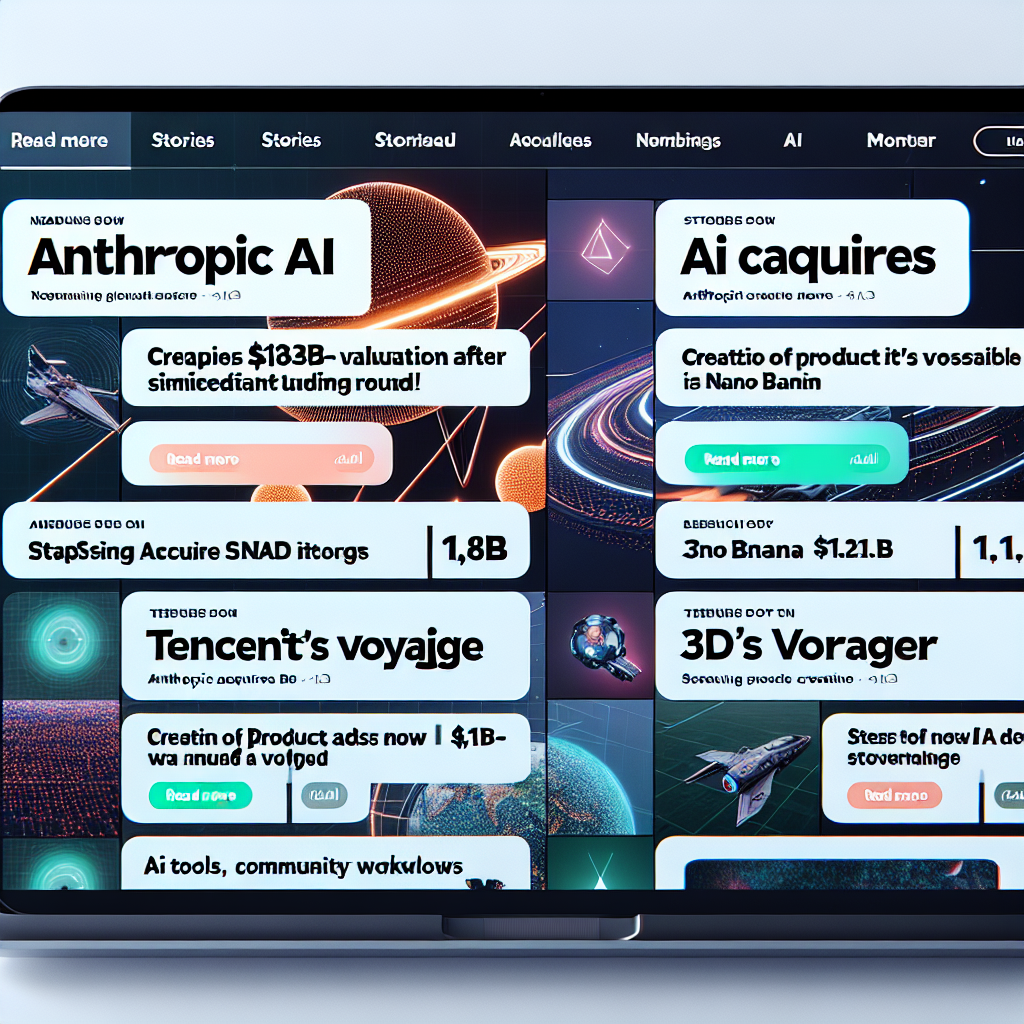 "Anthropic valorisé à 183 milliards de dollars, OpenAI acquiert Statsig pour 1.1 milliard : des faits marquants dans le monde de l'IA aujourd'hui"
