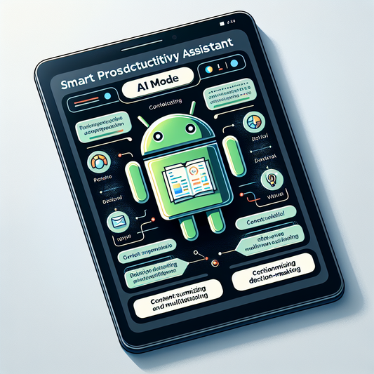 "Google révolutionne les tablettes Android avec un mode IA : Gemini rend votre appareil plus intelligent !"