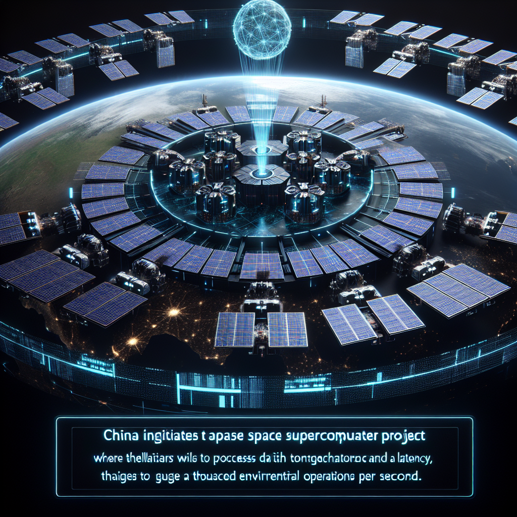 "La Chine repousse les limites de l'IA spatiale : 12 satellites pour un superordinateur en orbite ultra-puissant"