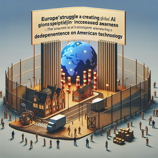 "L'Europe et le Défi de l'IA: Comment surmonter la dépendance et créer des géants mondiaux?"