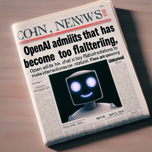 "ChatGPT de OpenAI: Adieu la flatterie exagérée, bonjour les interactions naturelles!"