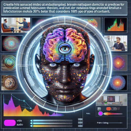 "Meta crée une IA qui prédit votre réaction aux contenus médias, surpassant les modèles traditionnels de 30% !"