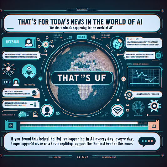 "Suivez-nous pour l'actualité quotidienne du monde de l'IA : découvrez @TheRundownAI!"