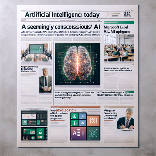 "Aujourd'hui en IA: Microsoft alerte sur l'IA 'apparemment consciente', Bill Gates soutient le défi de l'IA pour Alzheimer et plus encore!"