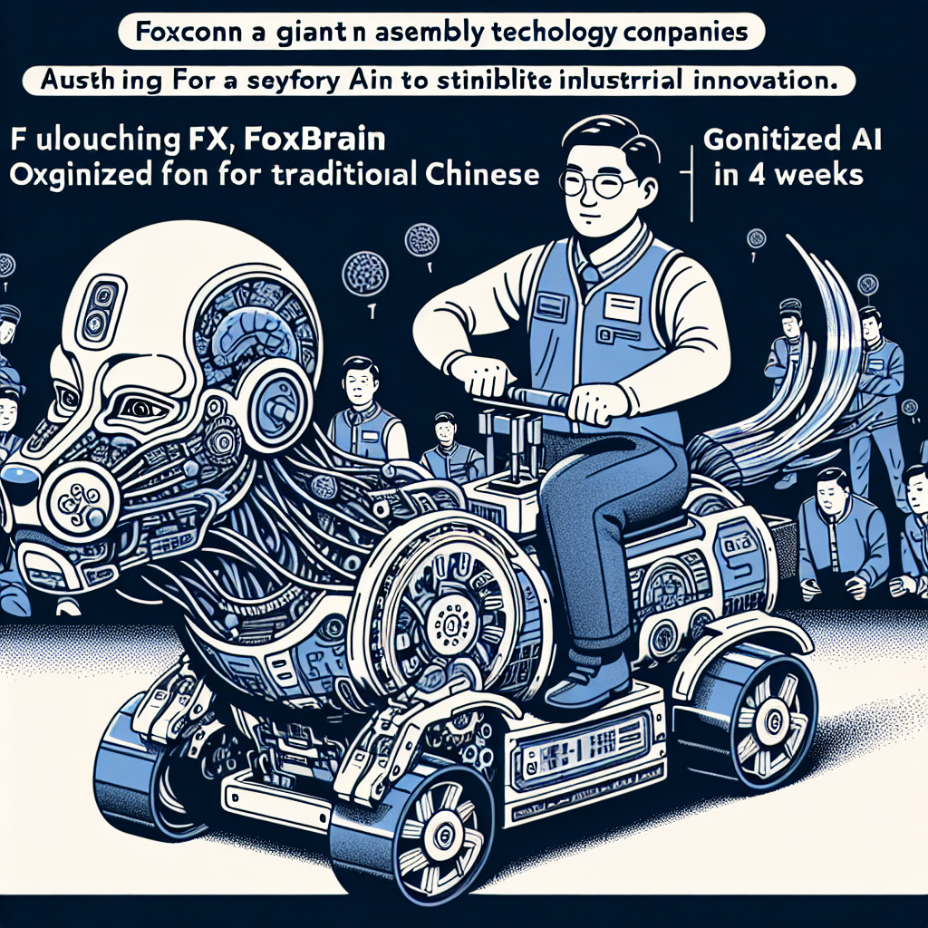 "Foxconn stimule l'innovation industrielle grâce à FoxBrain, son IA générative optimisée pour le chinois traditionnel"