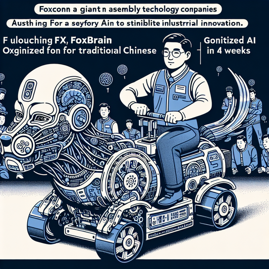 "Foxconn stimule l'innovation industrielle grâce à FoxBrain, son IA générative optimisée pour le chinois traditionnel"