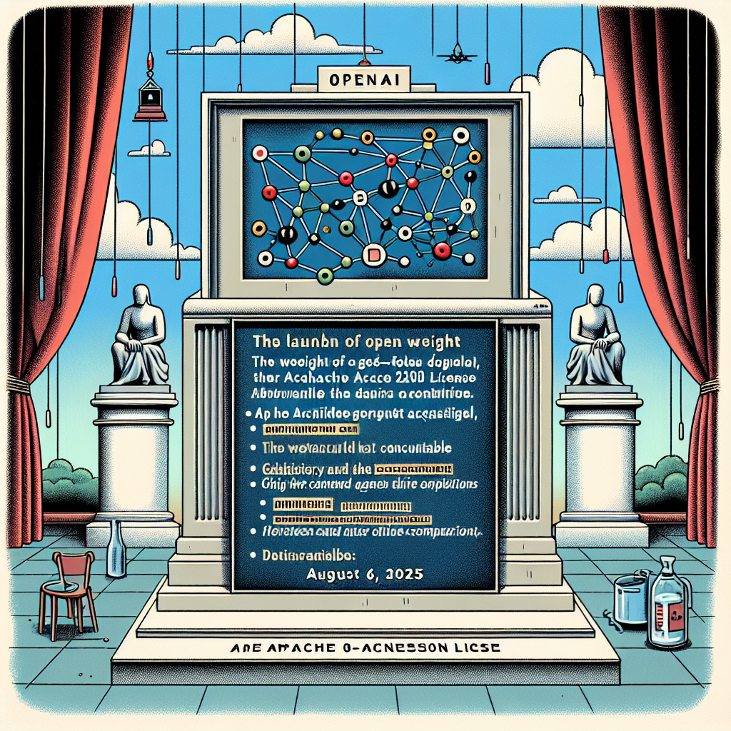 "OpenAI défie la concurrence chinoise avec le lancement de modèles 'open weight' sous licence Apache 2.0"