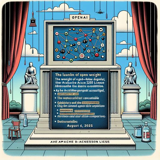 "OpenAI défie la concurrence chinoise avec le lancement de modèles 'open weight' sous licence Apache 2.0"