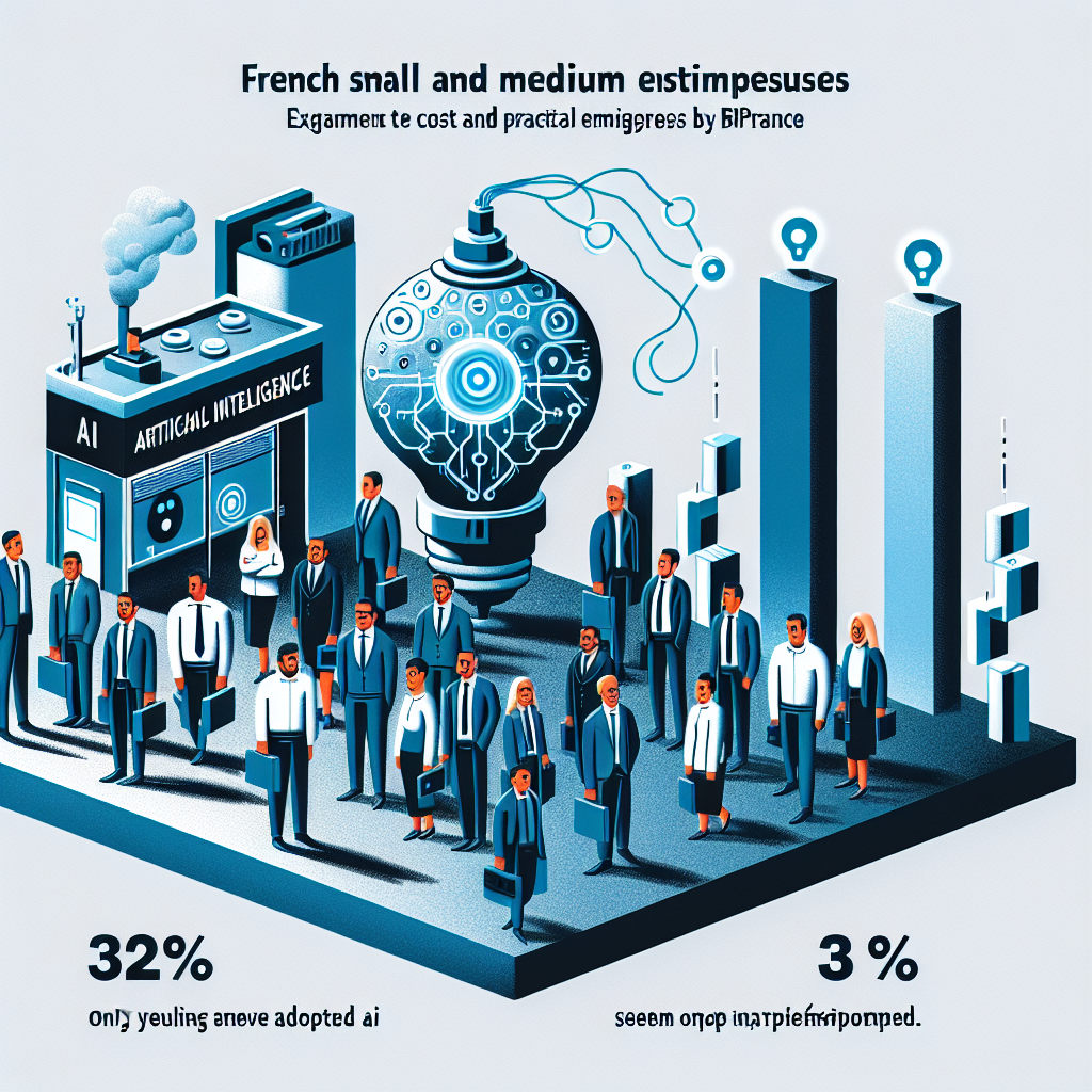 "32% des PME françaises misent sur l'IA: Réticence des anciens, enthousiasme des jeunes gérants !"