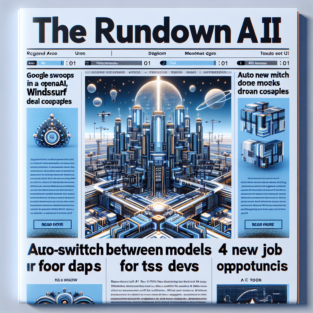 "Google vole à la rescousse d'OpenAI, K2 de Moonshot AI devient leader open-source, n8n inédit auto-switch entre modèles: Tout sur l'actualité fulgurante de l'IA aujourd'hui !"