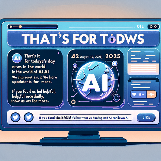 "Restez à la page sur les actualités de l'IA avec nous : Suivez @TheRundownAI pour plus!"