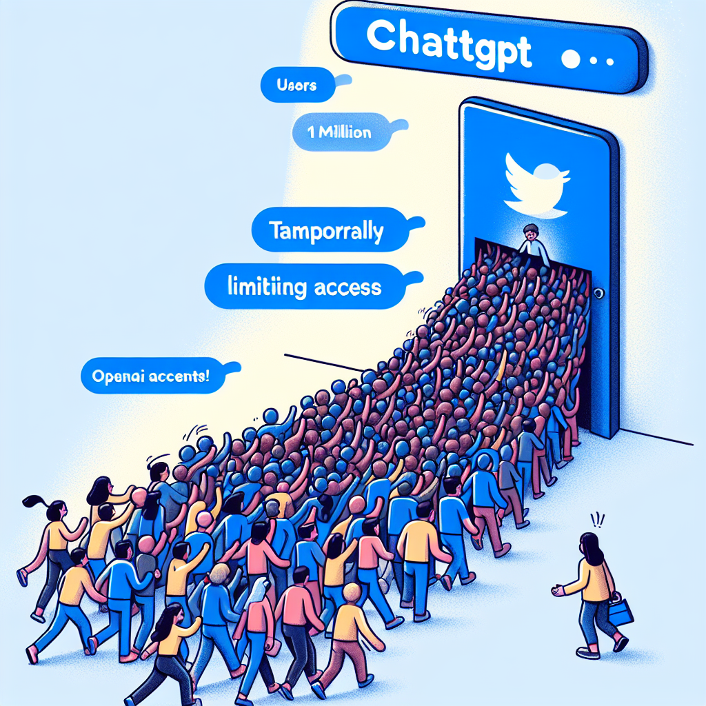 "Explosion d'utilisateurs pour ChatGPT : Un million en une heure séduit par son générateur d'images!"