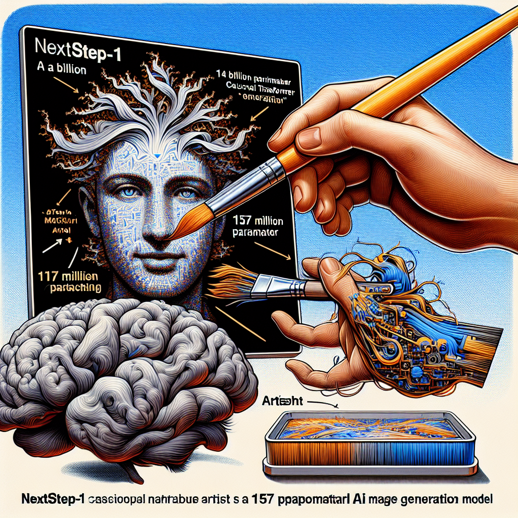 "StepFun AI dévoile NextStep-1, le nouveau modèle open-source de génération d'images : une performance inégalée grâce à l'alliance d'un transformateur causal de 14B et d'un pinceau de flux léger de 157M"
