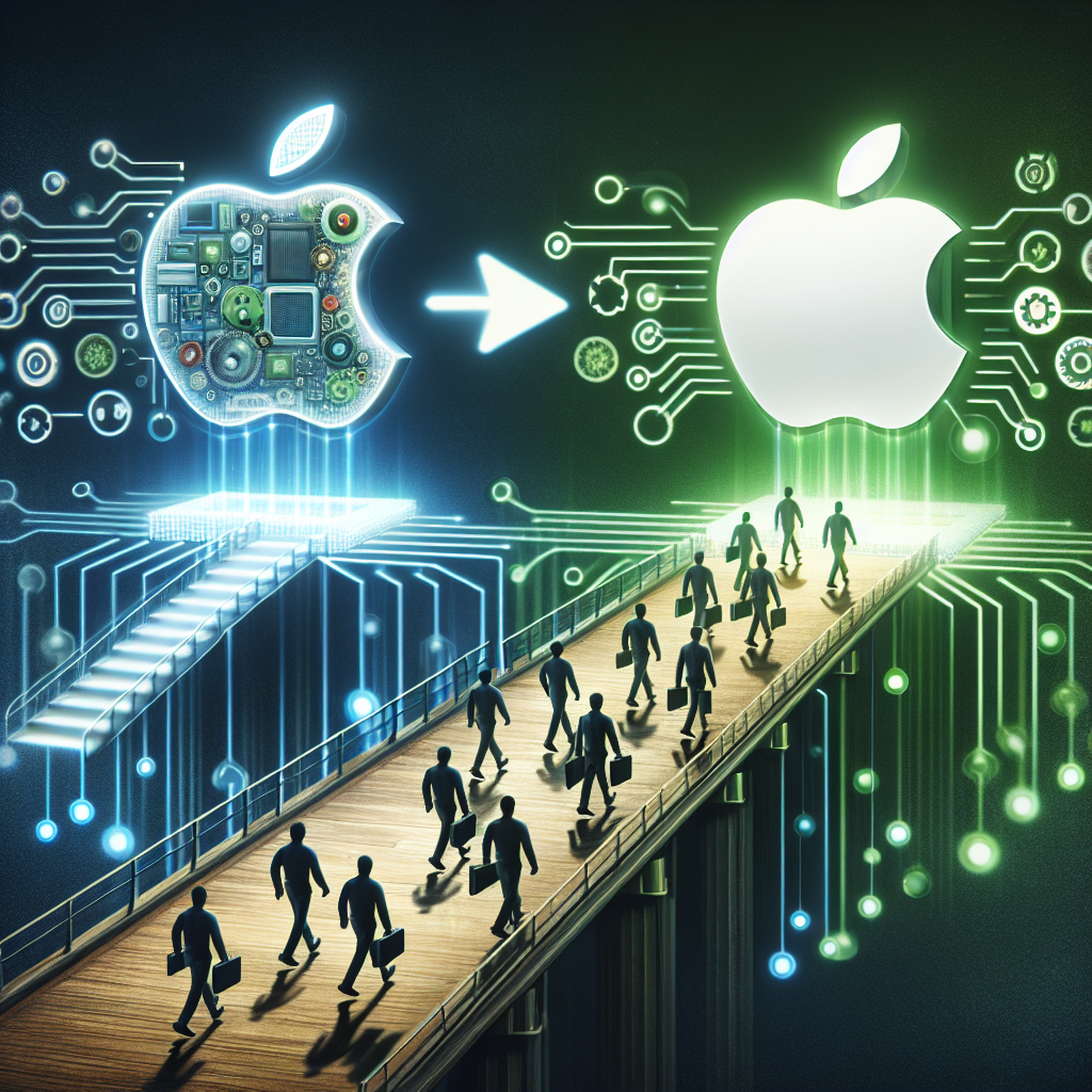 "Apple perd ses talents clés en IA au profit de Meta: Tendance grandissante dans le secteur technologique"