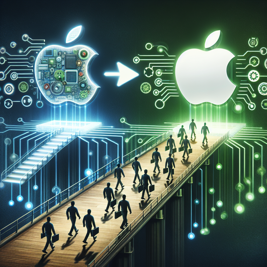 "Apple perd ses talents clés en IA au profit de Meta: Tendance grandissante dans le secteur technologique"