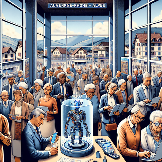 "La révolution IA au travail en Auvergne-Rhône-Alpes : Gain de temps et défis générationnels"