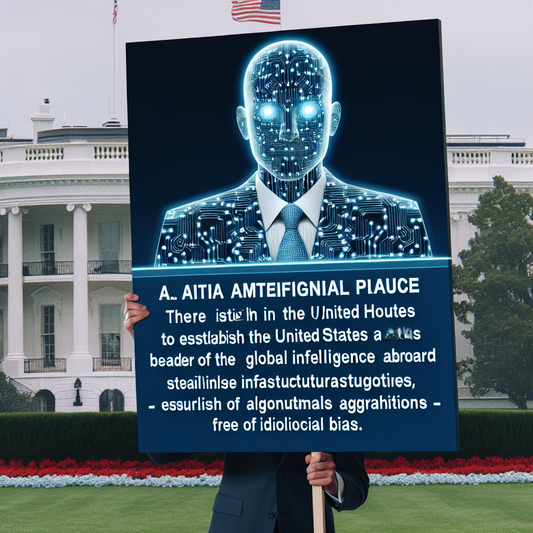 "IA : La Stratégie Audacieuse de Trump pour Assurer la Suprématie des Etats-Unis!"