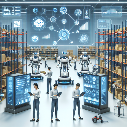 "Amazon booste ses opérations logistiques grâce à l'IA et la robotique : une équipe dédiée au service des entrepôts du futur !"