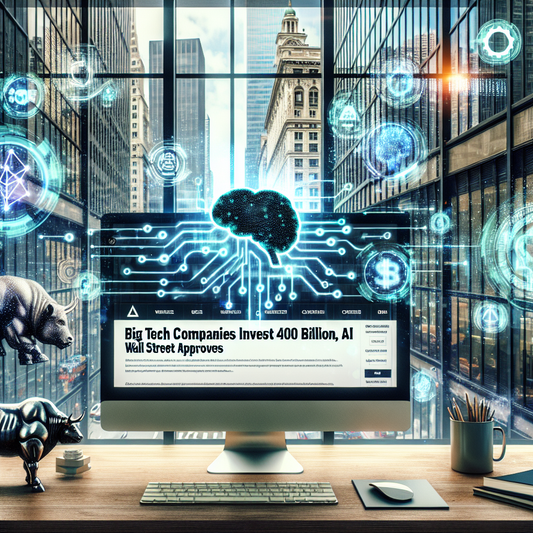 "400 milliards investis dans l'IA par les Big Tech : Wall Street enthousiaste !"