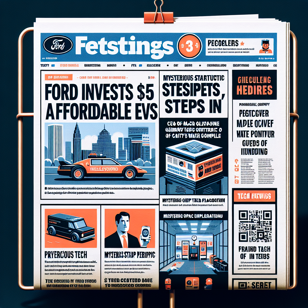 "Ford investit 5 milliards $ pour des EV abordables, Le PDG de Github quitte, Microsoft prend le relais, SpaceX contrôle l'eau d'une ville : les gros titres tech du jour"