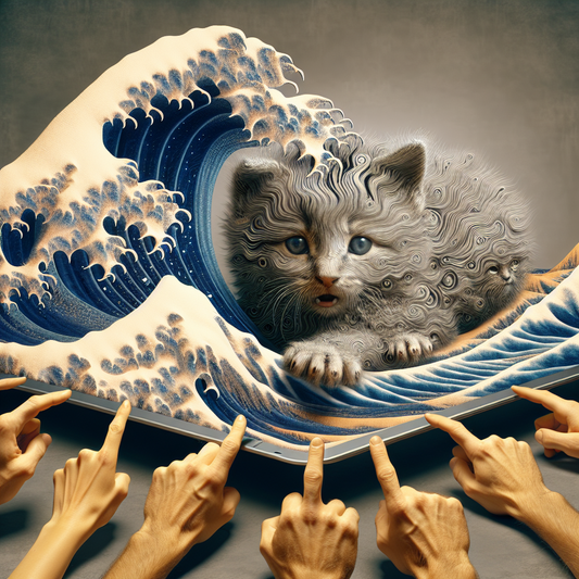 "Révélations sur une vidéo de chaton virale: quand l'IA génère des fake news sur X !"