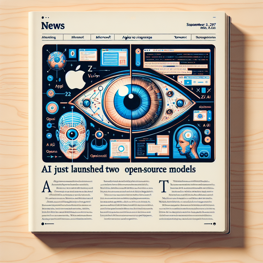 "Apple dévoile deux nouveaux modèles open-source pour applications de vision par langage en temps réel"