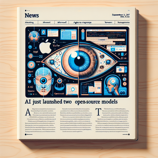 "Apple dévoile deux nouveaux modèles open-source pour applications de vision par langage en temps réel"