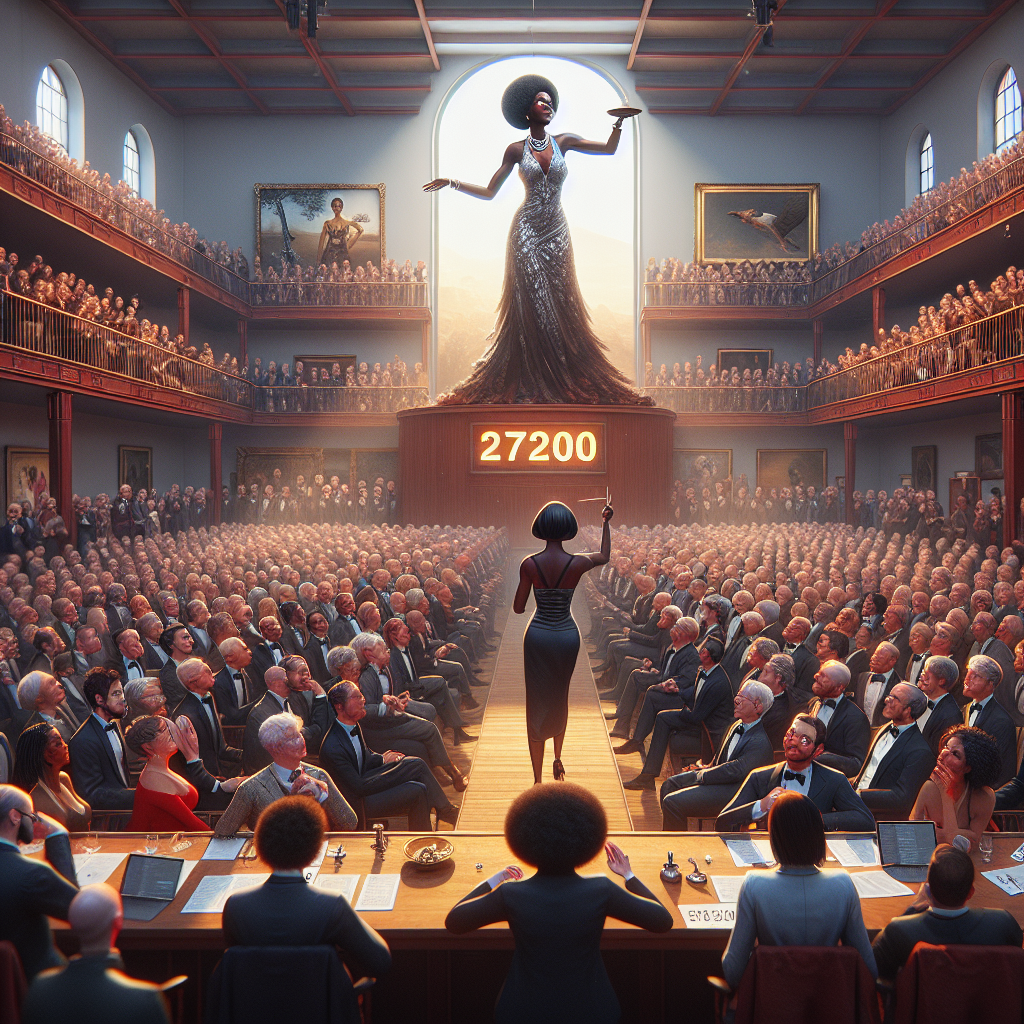 "La vente IA de Christie's pulvérise les records avec 728 784 dollars malgré les controverses!"