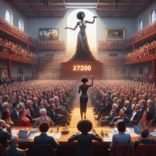 "La vente IA de Christie's pulvérise les records avec 728 784 dollars malgré les controverses!"