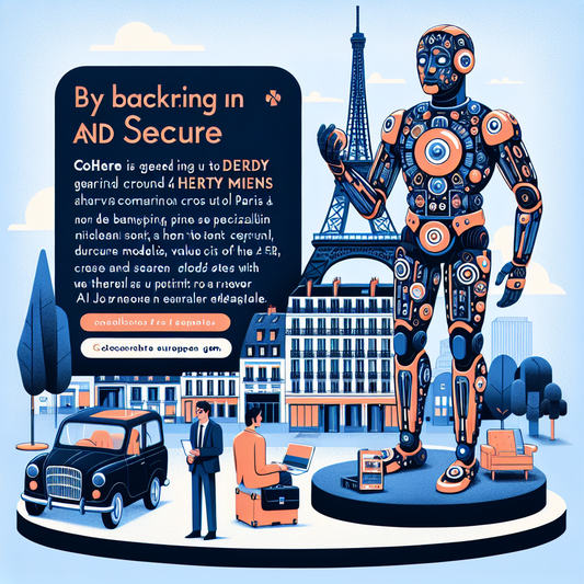 "Cohere, la sensation canadienne de l'IA, vise une conquête européenne depuis Paris ! "
