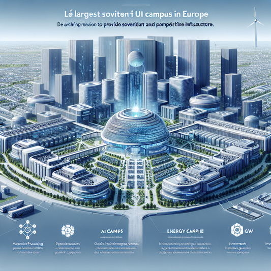 "MGX et Nvidia construisent avec BPI France et Mistral AI, le plus grand campus IA de l'Europe en Île-de-France : 1,5 GW de puissance"