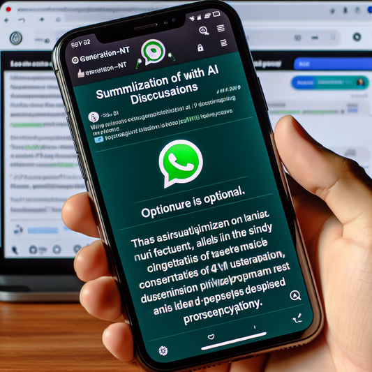 "WhatsApp & IA: Vos discussions non lues résumées en un clic, Sécurité garantie?"