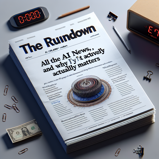 "Rejoignez plus d'1,000,000 de lecteurs et ne manquez plus jamais rien sur l'IA: Souscrivez gratuitement à notre newsletter !"