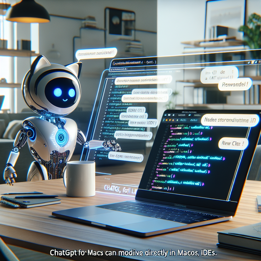 "ChatGPT pour macOS niveau supérieur: Modifiez directement le code dans votre IDE !"