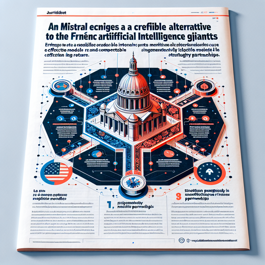 "Mistral, la startup française qui défie les géants de l'IA américains avec efficacité et tarifs compétitifs !"