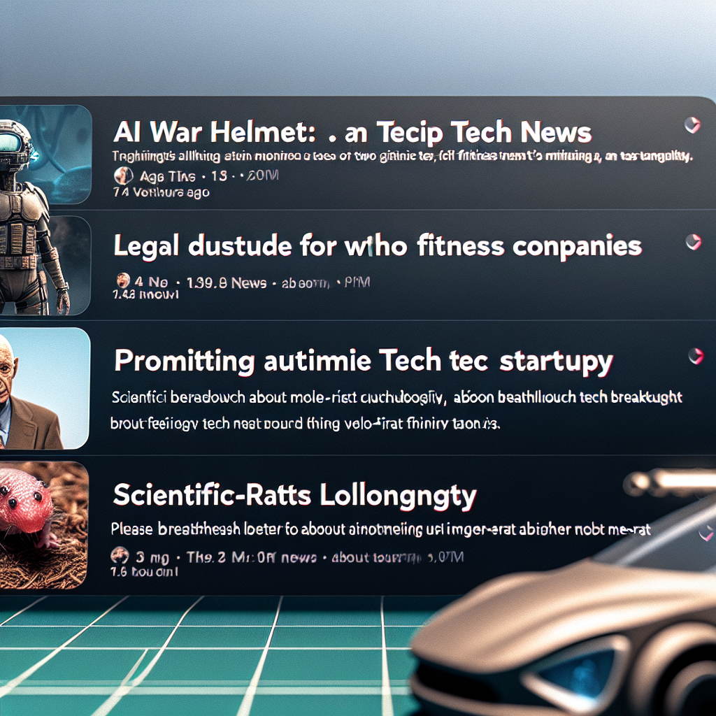 "Luckey dévoile un casque de guerre IA, Strava poursuit Garmin, Wayve vise 8 milliards et les secrets de longévité du rat-taupe enfin révélés !"