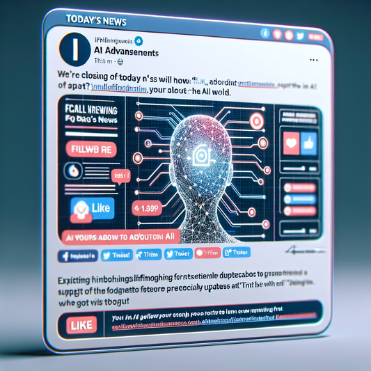 "Soyez à la pointe de l'IA: Suivez-nous @TheRundownAI pour votre dose quotidienne d'actualités!"