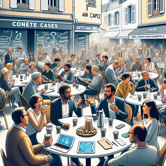 "Café-Débat de Saint-Siffret Décortique l'Intelligence Artificielle : Des Échanges Intenses sur des Cas Réels"