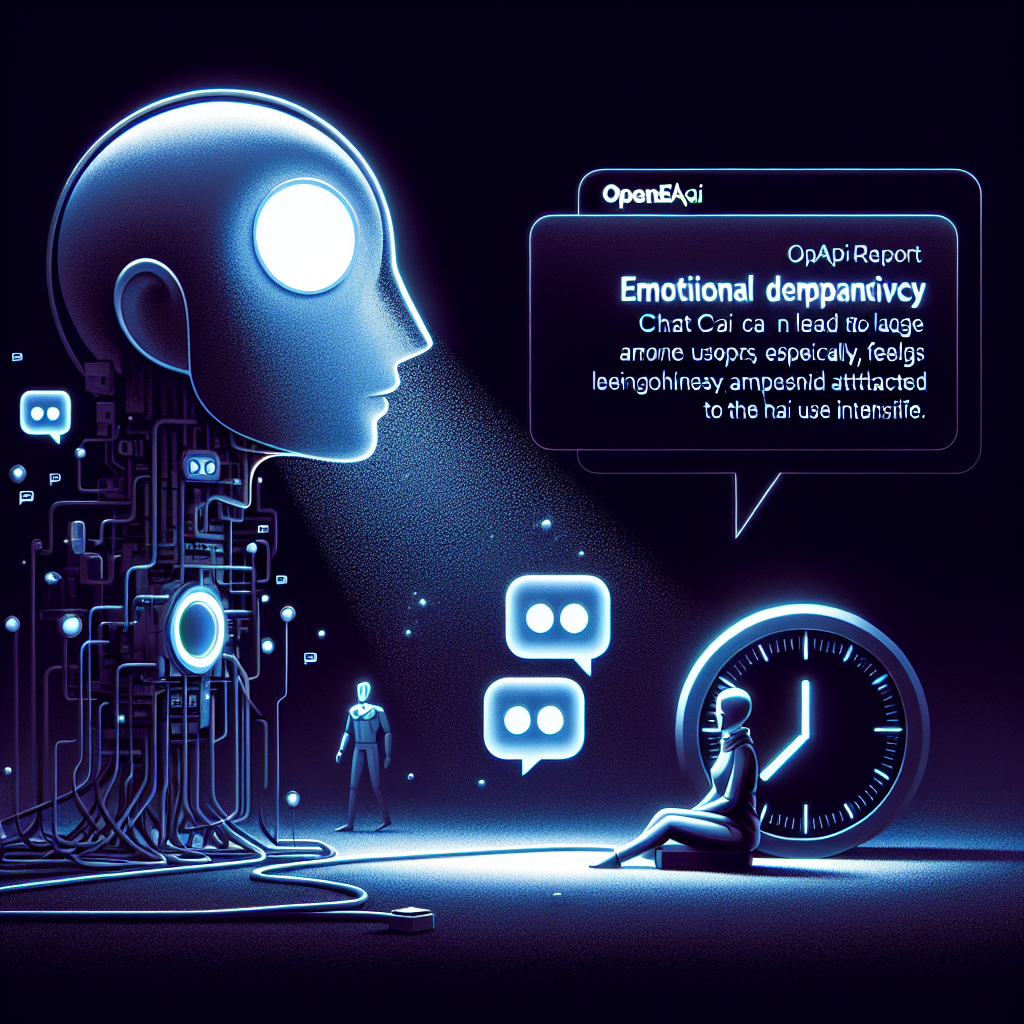 "ChatGPT d'OpenAI : Quand l'Intelligence Artificielle nourrit la dépendance émotionnelle !"