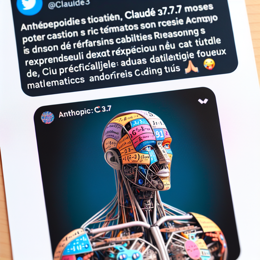 "Découvrez le modèle Claude 3.7 d'Anthropic : Votre atout puissant pour résoudre les tâches complexes en mathématiques et en codage ! Exclusivité Pro & Team"