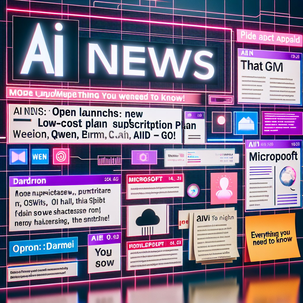 "OpenAI présente ChatGPT Go : Tout ce que vous devez savoir sur ce nouveau forfait abordable !"