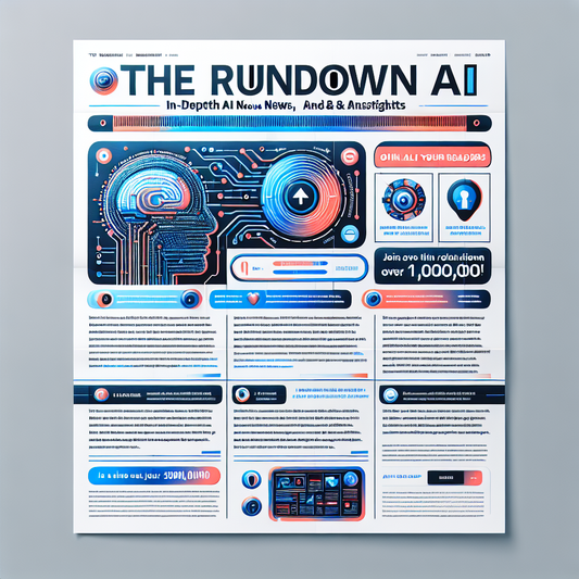 "Rejoignez plus d'un million de lecteurs, ne manquez plus rien de l'actu IA!"