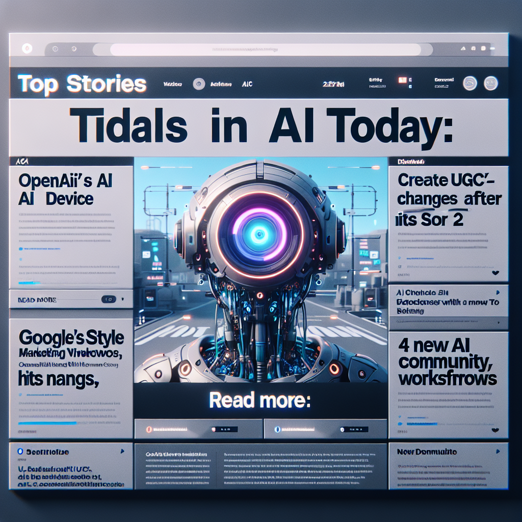 "Dernières nouvelles en IA : Lancement viral et modifications de Sora par OpenAI, Google PASTA s'adapte aux préférences utilisateurs"